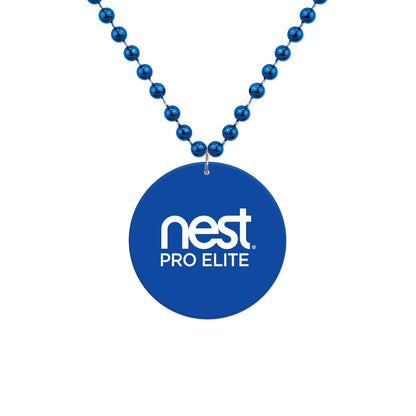 Medallion Bead Necklace w/ Medallion