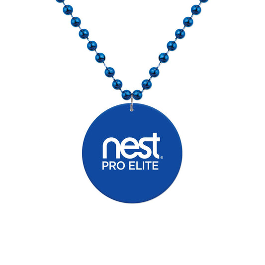 Medallion Bead Necklace w/ Medallion