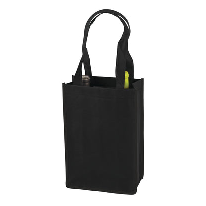 True® 2 Bottle Non-Woven Wine Tote