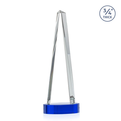 Majestic Tower Award on Alberton Base - Blue