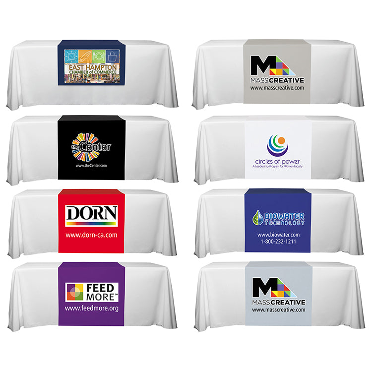 "Roger Six" 60" L Table Runners (PhotoImage Full Color) / Accommodates 3 ft Table and Larger