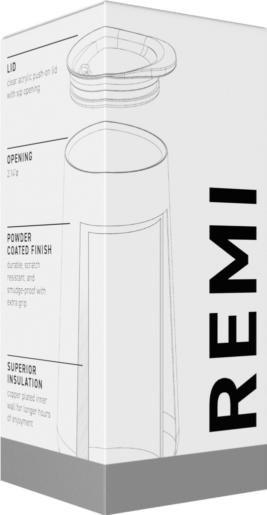 matte black 9 oz remi - powder