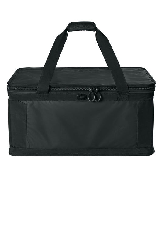 Front View of Blacktop OGIO Gear Mega Cube 90000