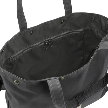 Front View of Gray Moop® Porter Tote