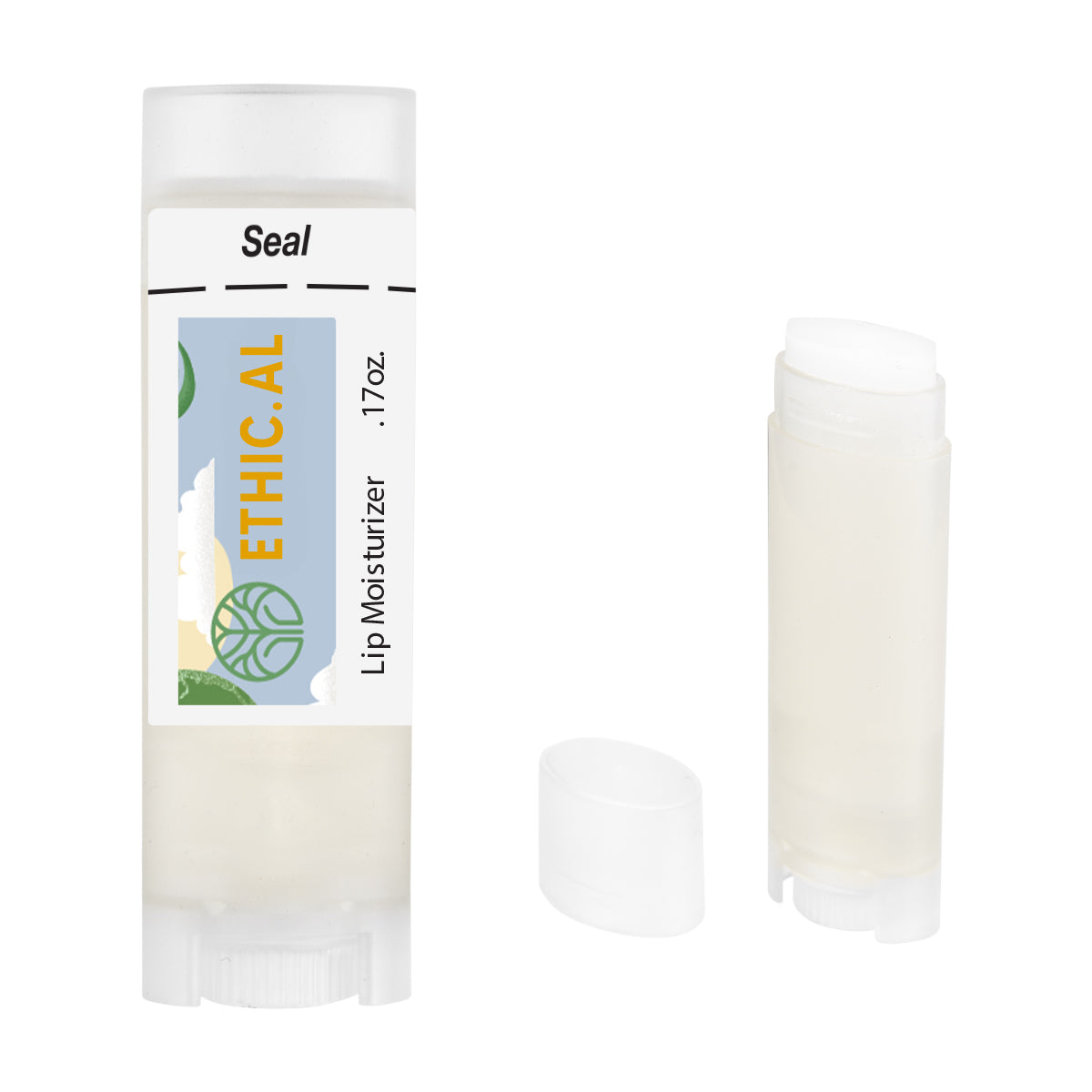 CLEAR Oval Lip Moisturizer With rPET Tube