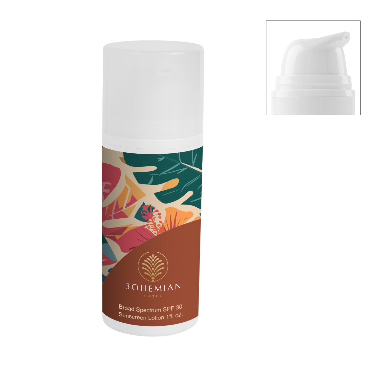 WHITE 1 Oz. SPF 30 Sunscreen Lotion In Recycled Bottle