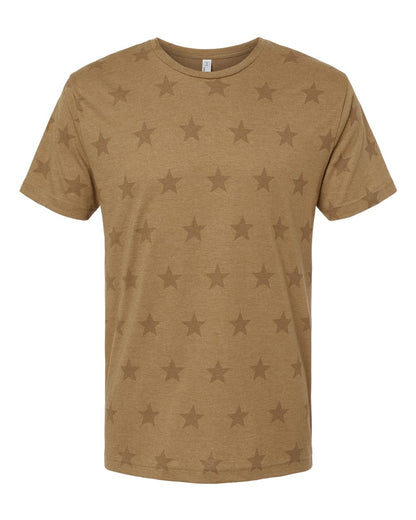 Men's Star Print Tee - 3929