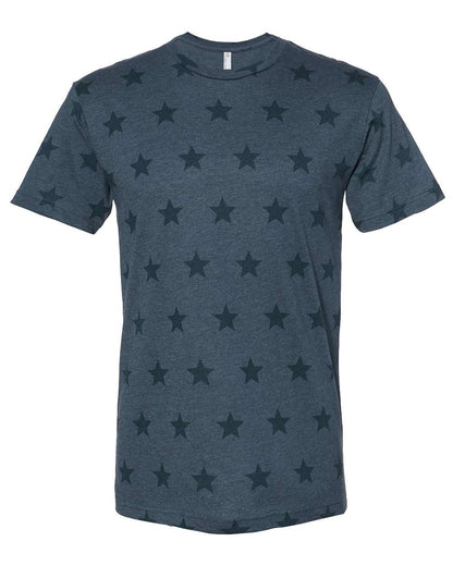 Men's Star Print Tee - 3929