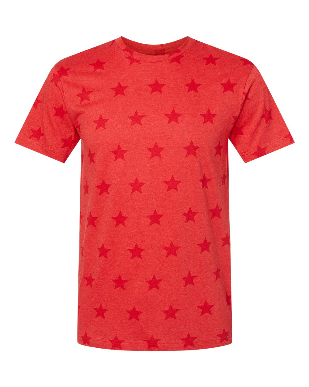 Men's Star Print Tee - 3929