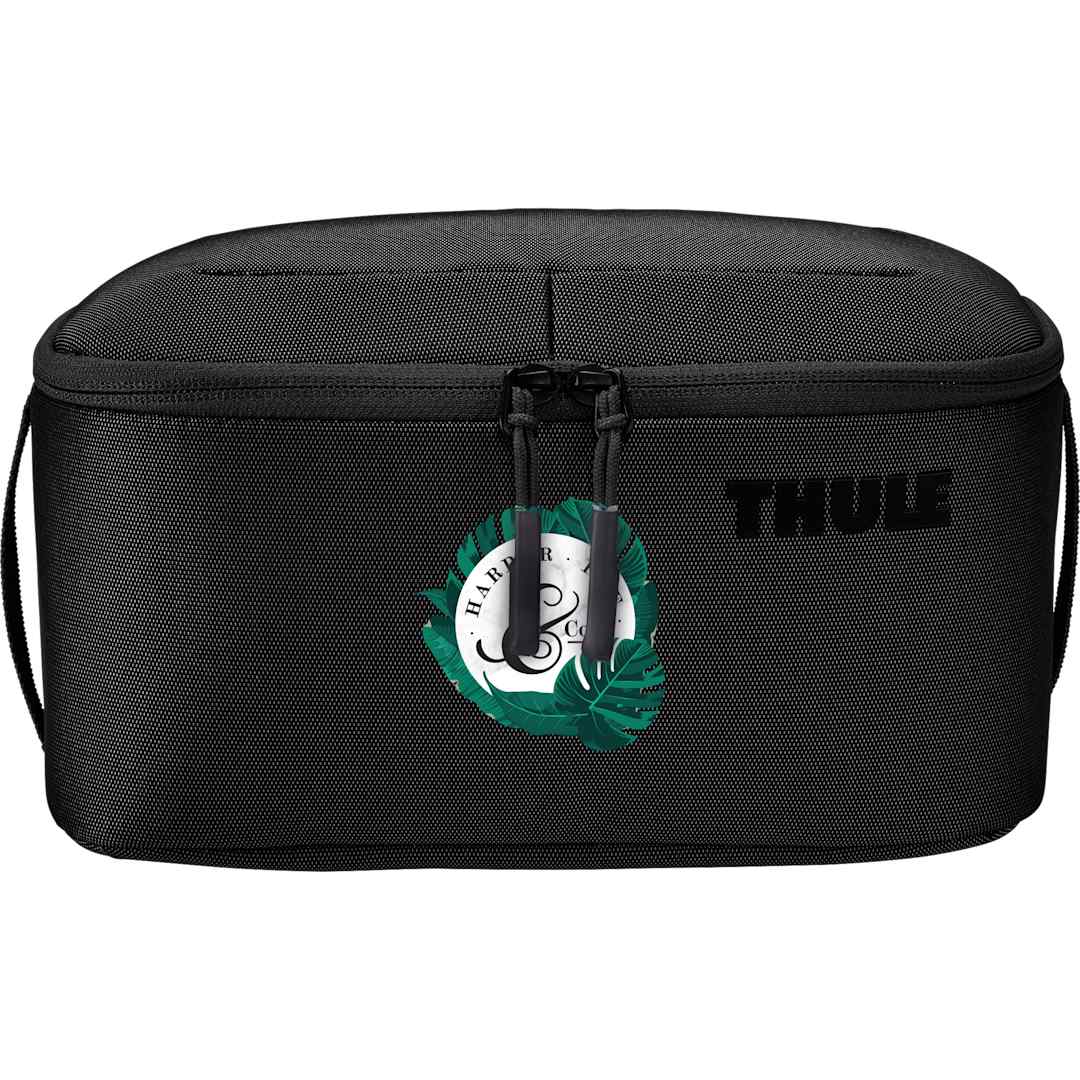 Front View of Black Thule Subterra 2 Toiletry Bag