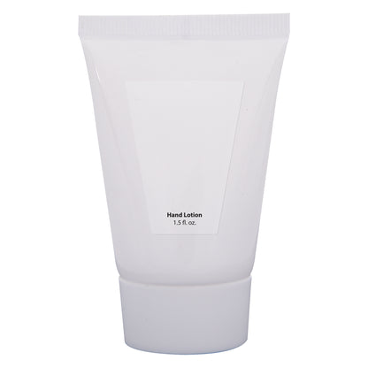 WHITE 1.5 OZ. HAND LOTION TUBE