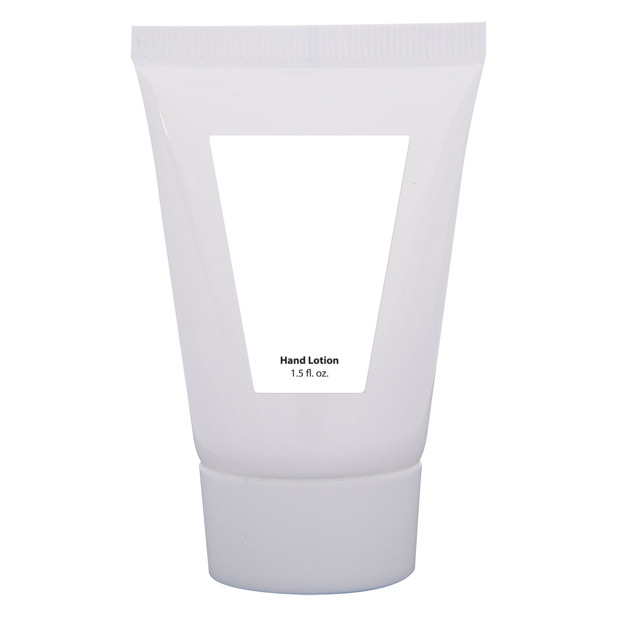 WHITE 1.5 OZ. HAND LOTION TUBE