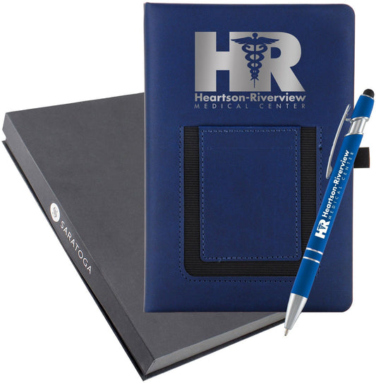 TECHNO POCKET JOURNAL AND ULTIMA SOFTEX PEN SET