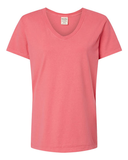 Women's Garment-Dyed V-Neck T-Shirt - GDH125