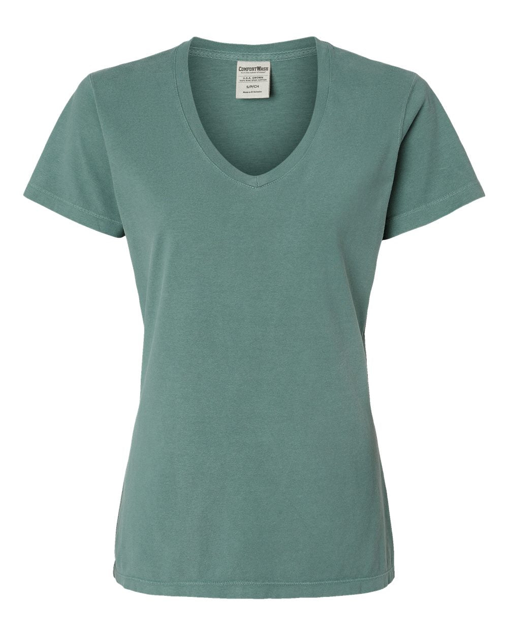 Women's Garment-Dyed V-Neck T-Shirt - GDH125