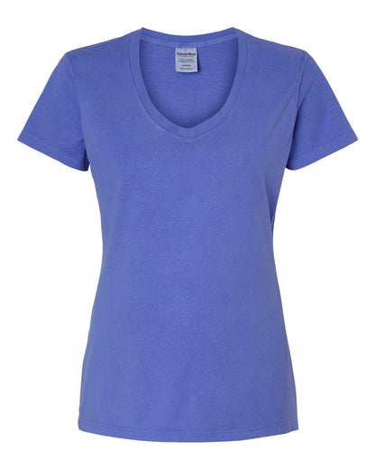 Women's Garment-Dyed V-Neck T-Shirt - GDH125