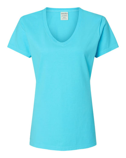 Women's Garment-Dyed V-Neck T-Shirt - GDH125
