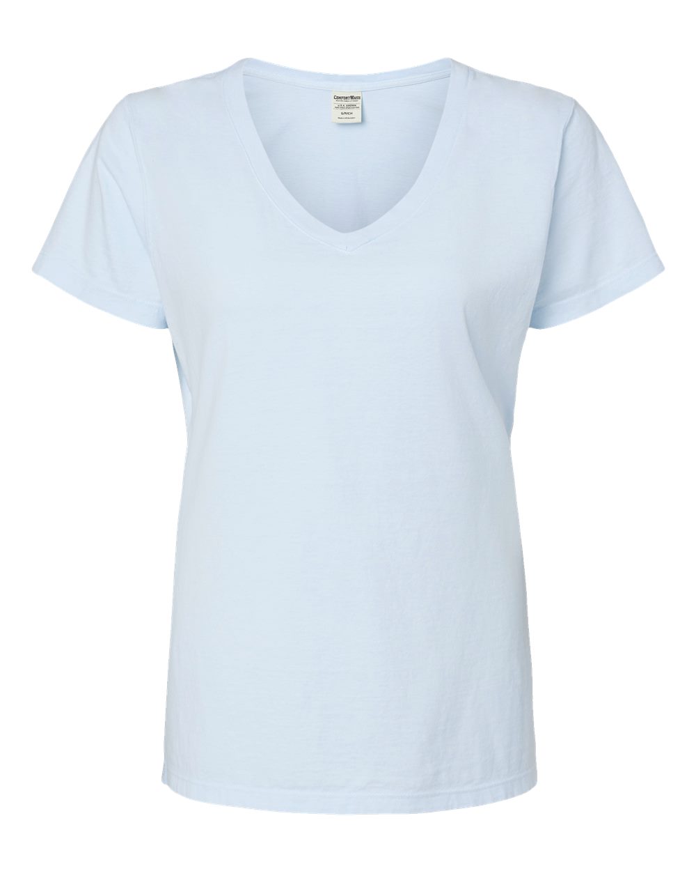 Women's Garment-Dyed V-Neck T-Shirt - GDH125