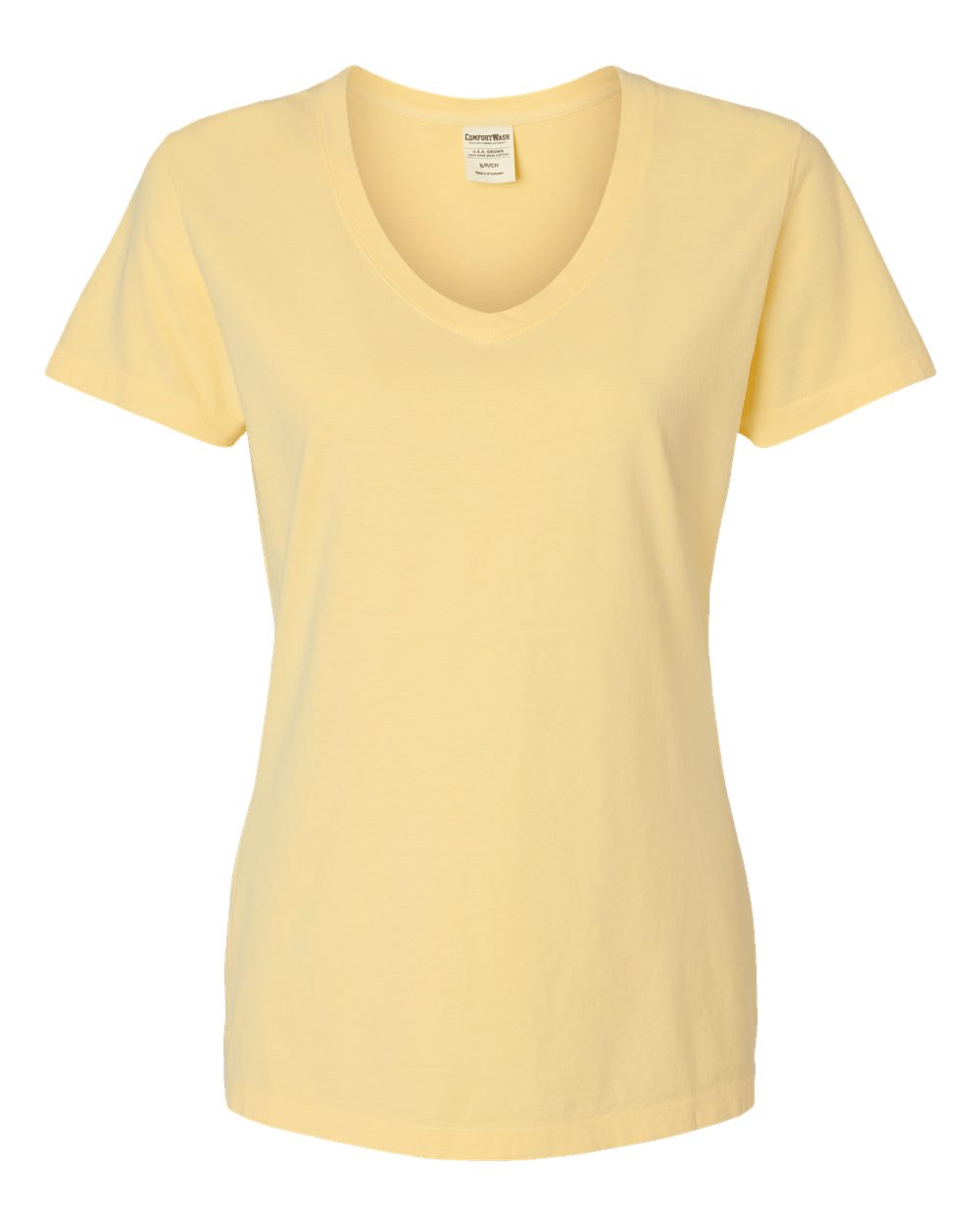 Women's Garment-Dyed V-Neck T-Shirt - GDH125