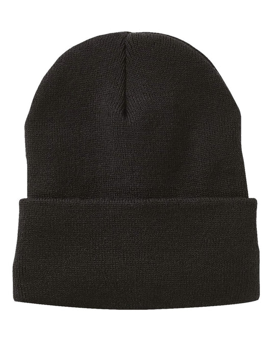 12" Jersey Lined Cuffed Beanie - SP12JL
