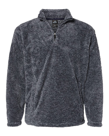 Unisex Boundary Shag Frosty Sherpa Quarter-Zip Pullover - 8464