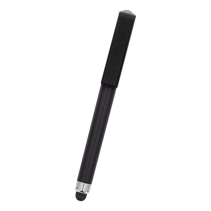 BLACK Stylus Pen With Phone Stand And Screen Cleaner