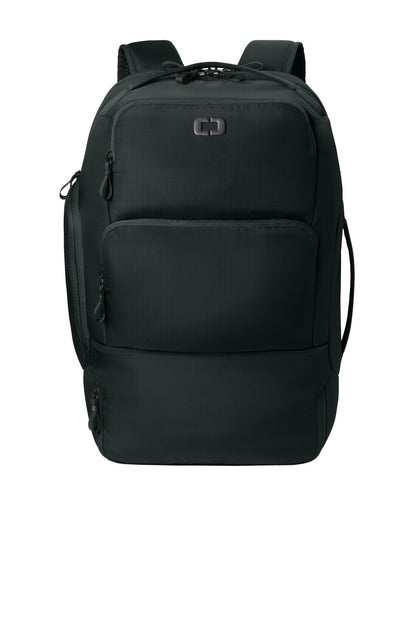 Front View of Blacktop OGIO Ultimate Travel Pack 91023