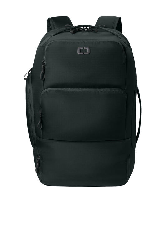 Front View of Blacktop OGIO Ultimate Travel Pack 91023