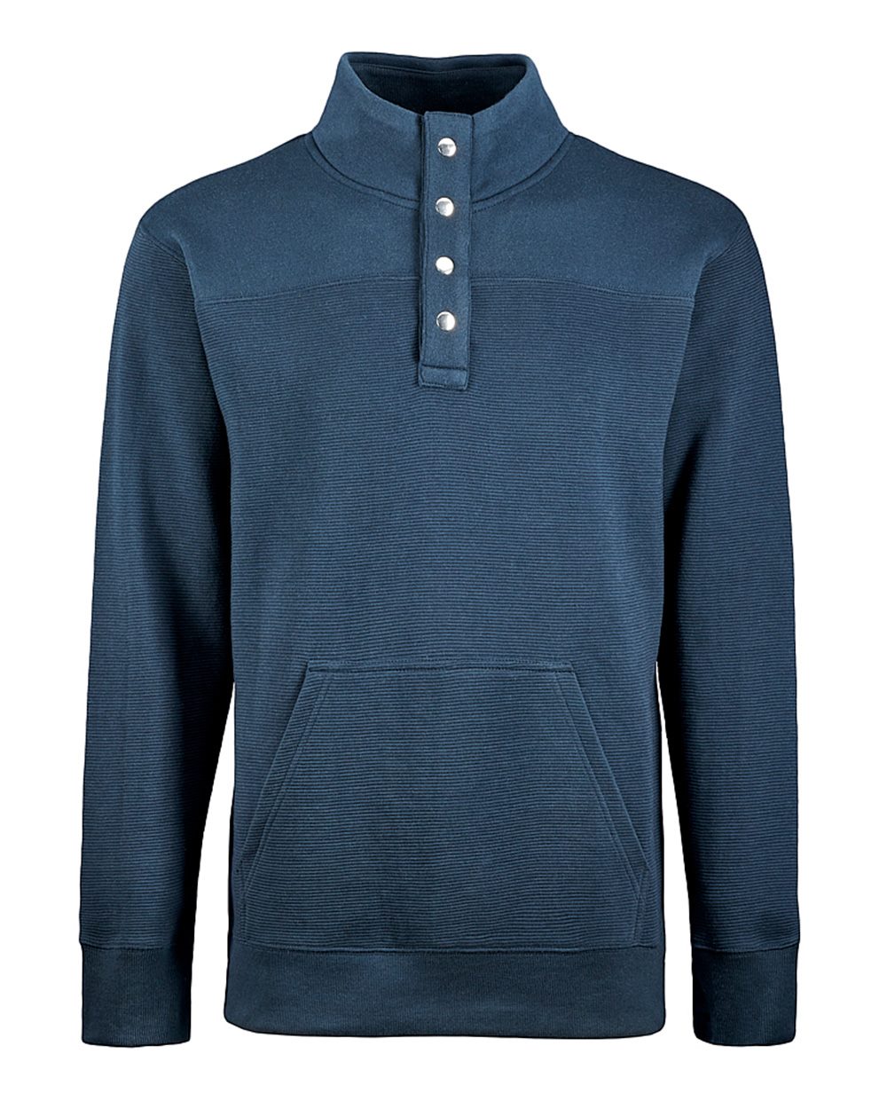 Men's Ripple Fleece Snap Sweatshirt - 8708