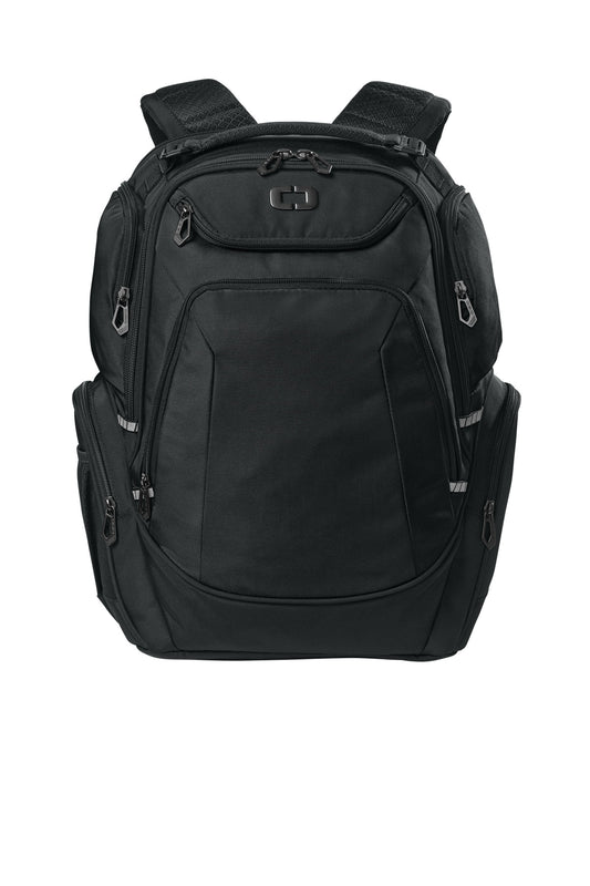 Front View of Blacktop OGIO Kinetic Pack 91030