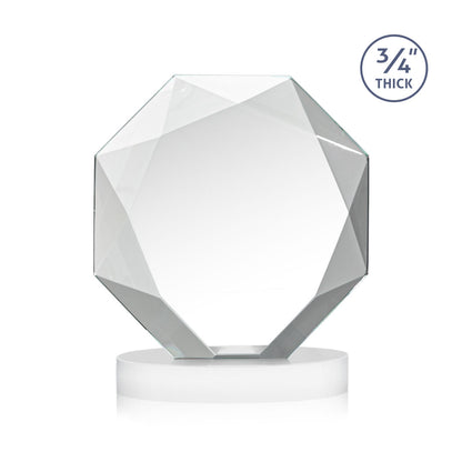 Bradford VividPrint™ Award on Alberton Base - White