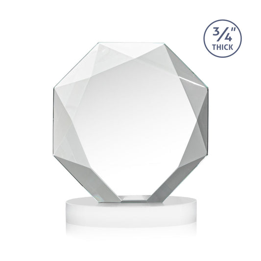 Bradford VividPrint™ Award on Alberton Base - White