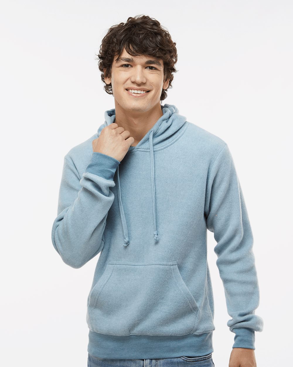 Men's Flip Side Fleece Hooded Sweatshirt - 8709