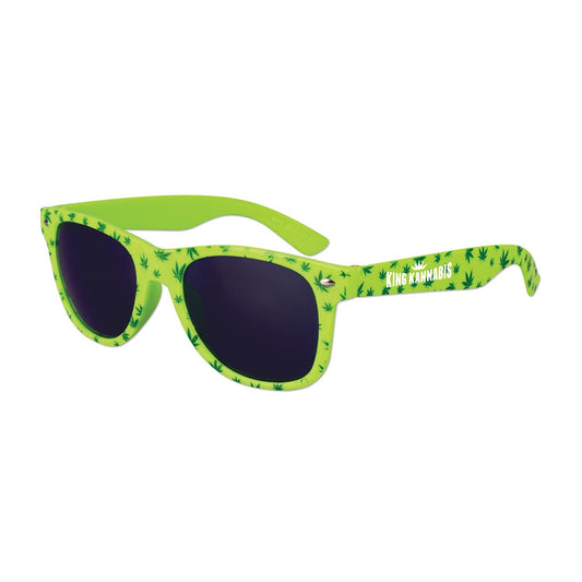 Green Cannabis Sunglasses