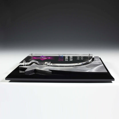 The Rising Star Plaque - Laser Engraved - (8" x 10" x 3/4")