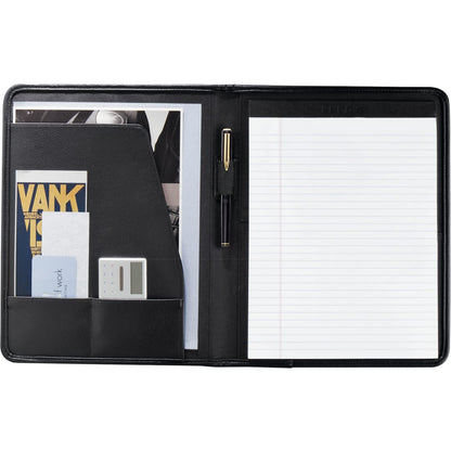 Front View of Black FSC® Mix Manhattan Writing Pad