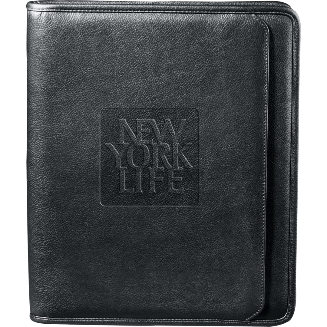 FSC® Mix Manhattan Zippered Padfolio