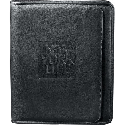 FSC® Mix Manhattan Zippered Padfolio