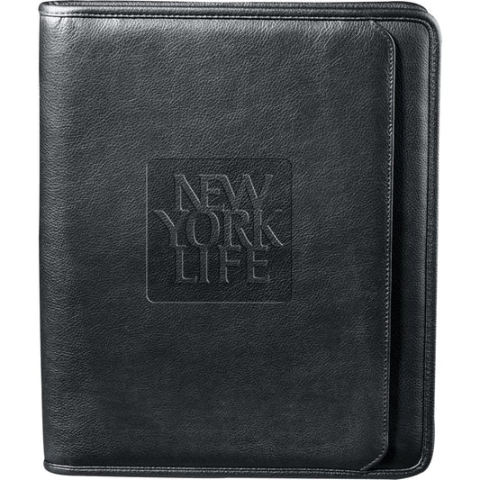 FSC® Mix Manhattan Zippered Padfolio
