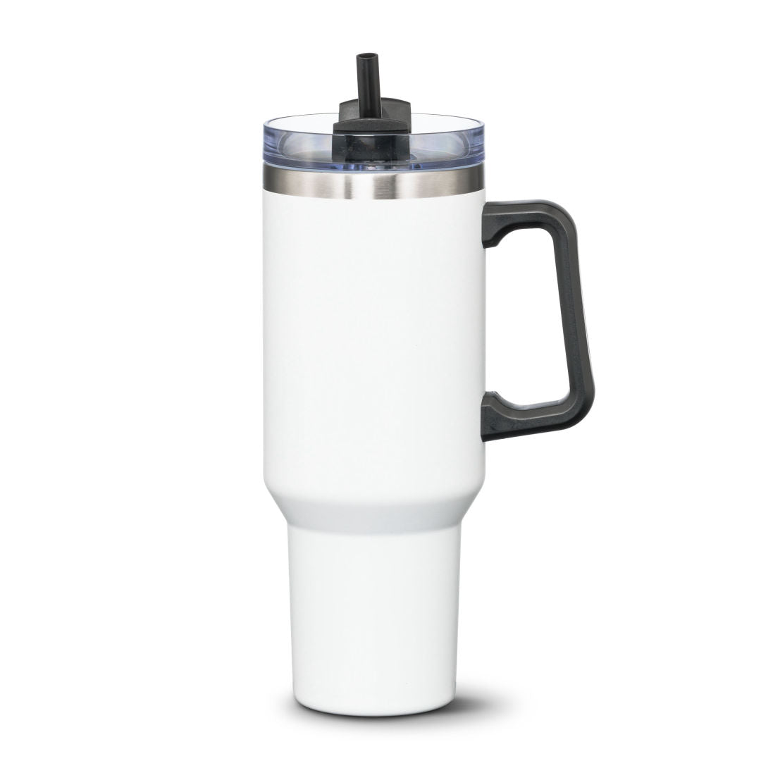 Compeer Handle Travel Mug w/Straw - 40oz