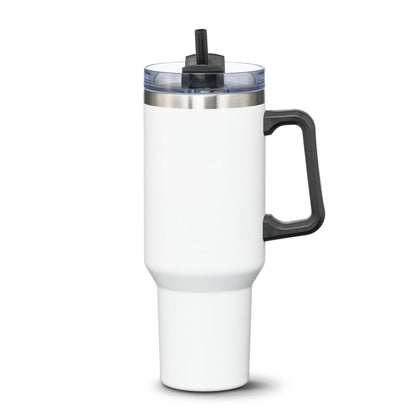 Compeer Handle Travel Mug w/Straw - 40oz