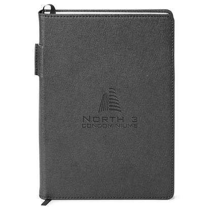 Genuine leather non-refillable journal