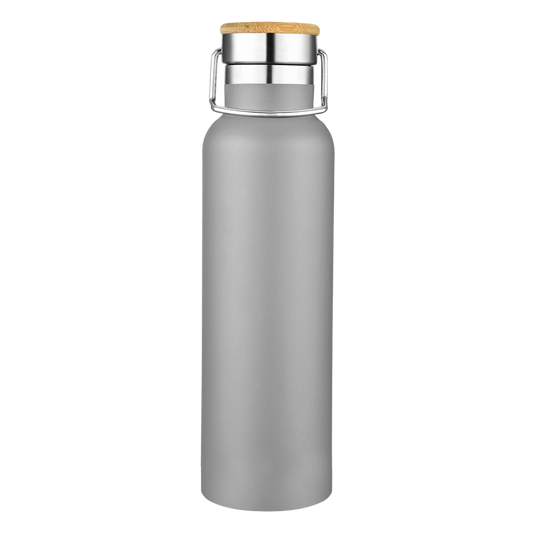 Smith 20oz Stainless Steel Bamboo Cap Water Bottle