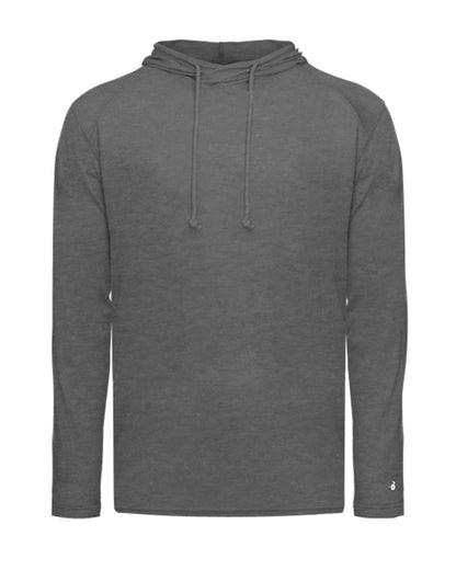 Men's Tri-Blend Surplice Hooded Long Sleeve T-Shirt - 4905