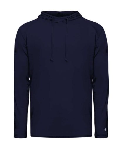 Men's Tri-Blend Surplice Hooded Long Sleeve T-Shirt - 4905