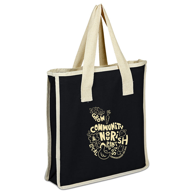 Black/Natural Boardwalk Tote