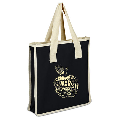 Black/Natural Boardwalk Tote