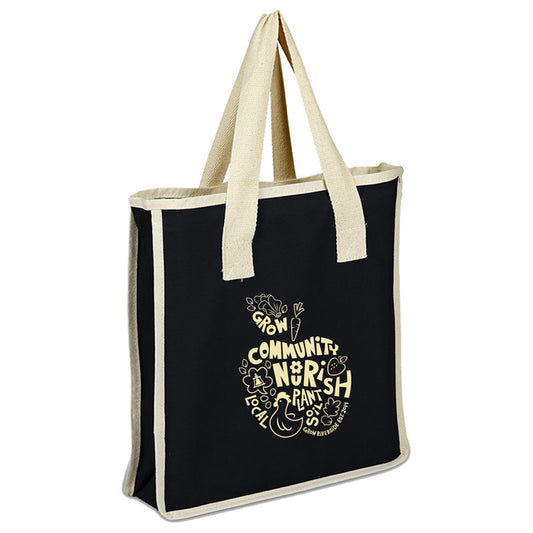 Black/Natural Boardwalk Tote