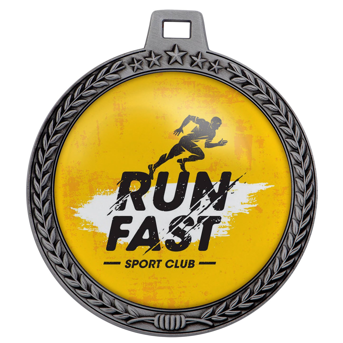 3" Speed Medal – 3D Wreath & Star