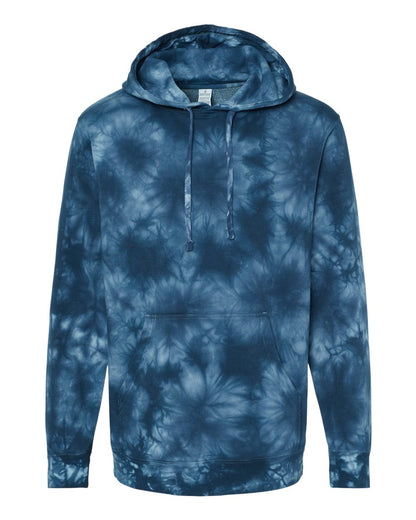 Unisex Midweight Tie-Dyed Hooded Sweatshirt - PRM4500TD